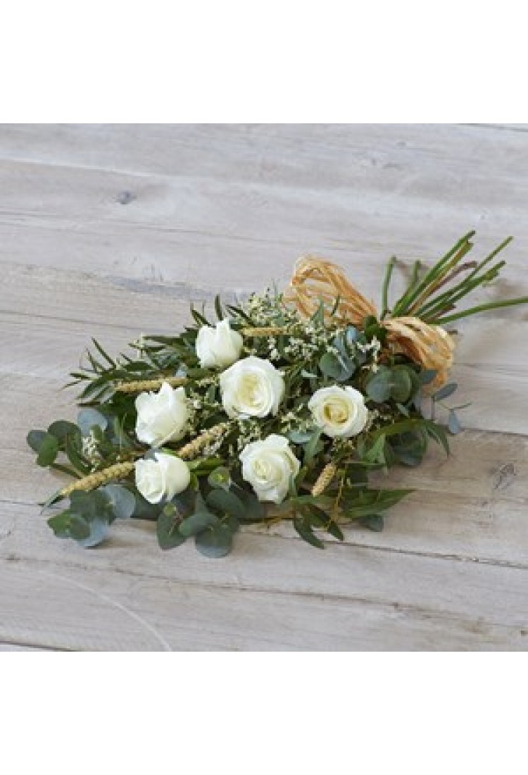 Simple Rose Sheaf - White..