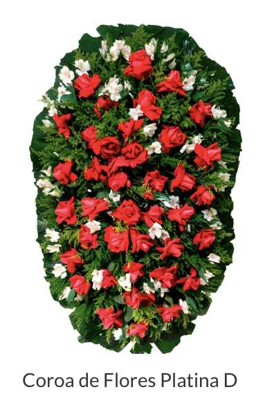 COROA DE FLORES PLATINA D..