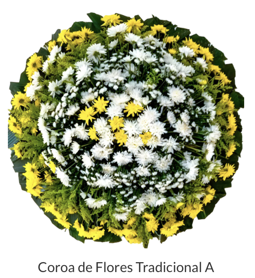 COROA DE FLORES TRADICION..